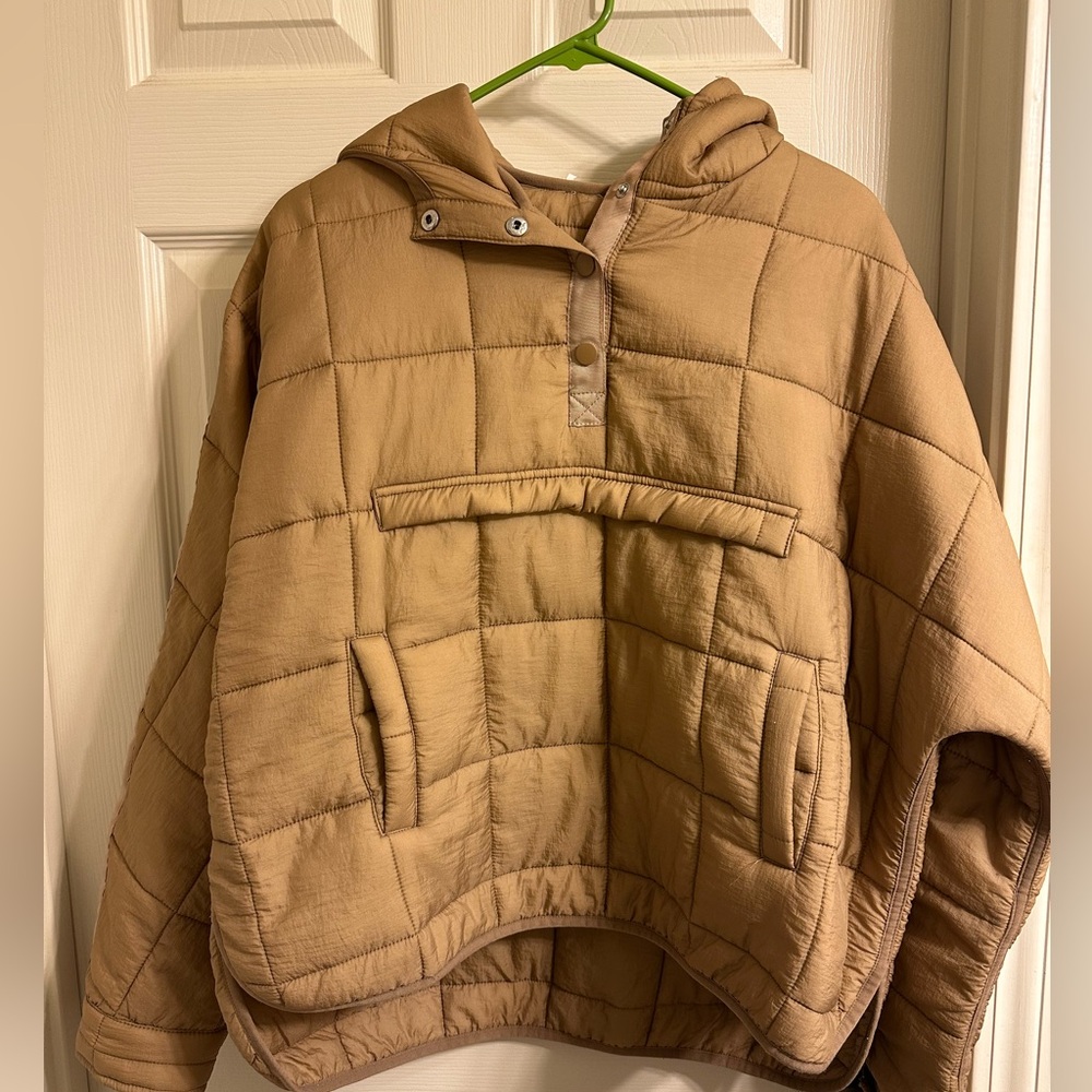 Quilted Pullover Puffer